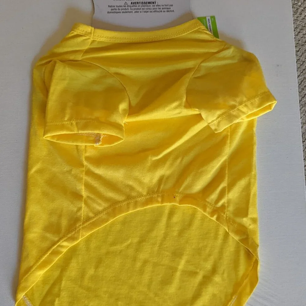 NWT Yellow M Dog T-Shirt Michaels Imagin8 Solid Color Pet Medium Clothes Tee NEW